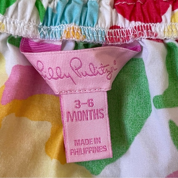 Lily Pulitzer Girls’ Sarafina Ant Print Dress with Matching Diaper Cover - 3-6M - Picture 13 of 13